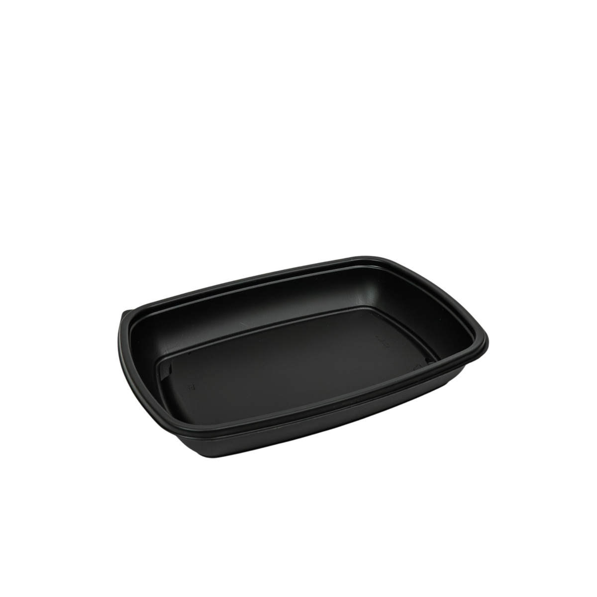 Rechteck Schale PP schwarz 600ml Fastpac 300Stk.