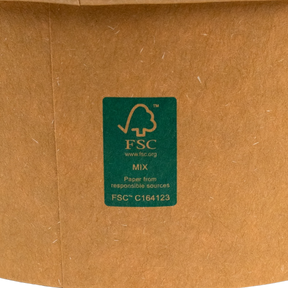 Salatschale 1300ml Ø185mm Kraftpapier 300Stk.