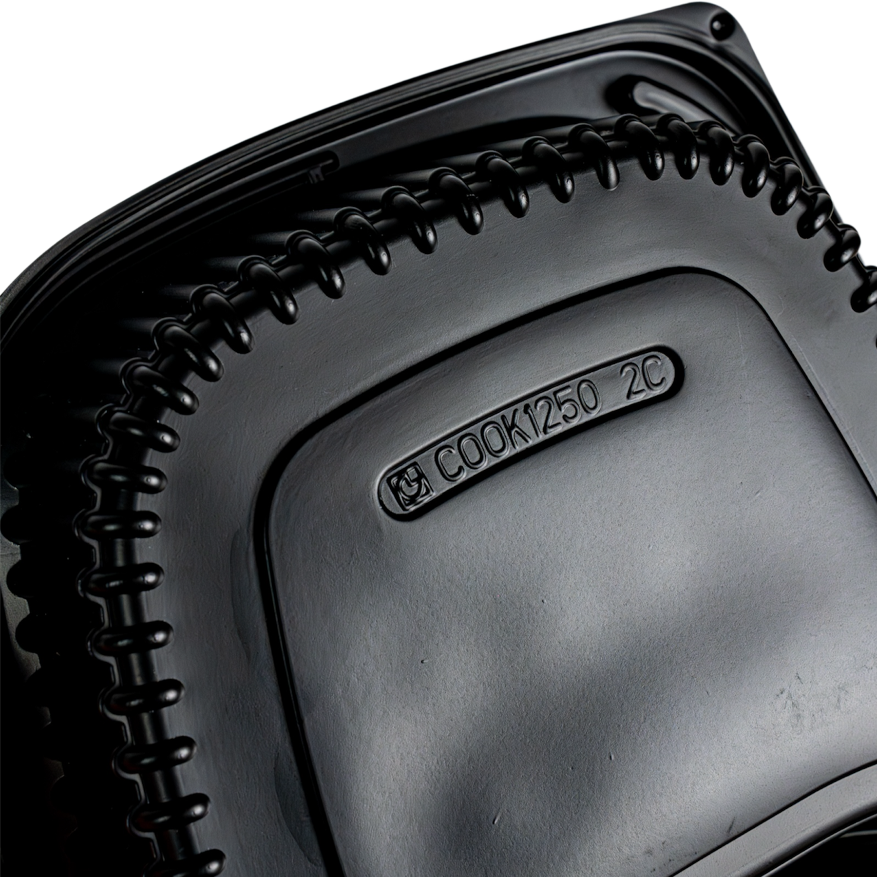 Menüschale PP 2-geteilt schwarz COOKIPACK 320Stk.