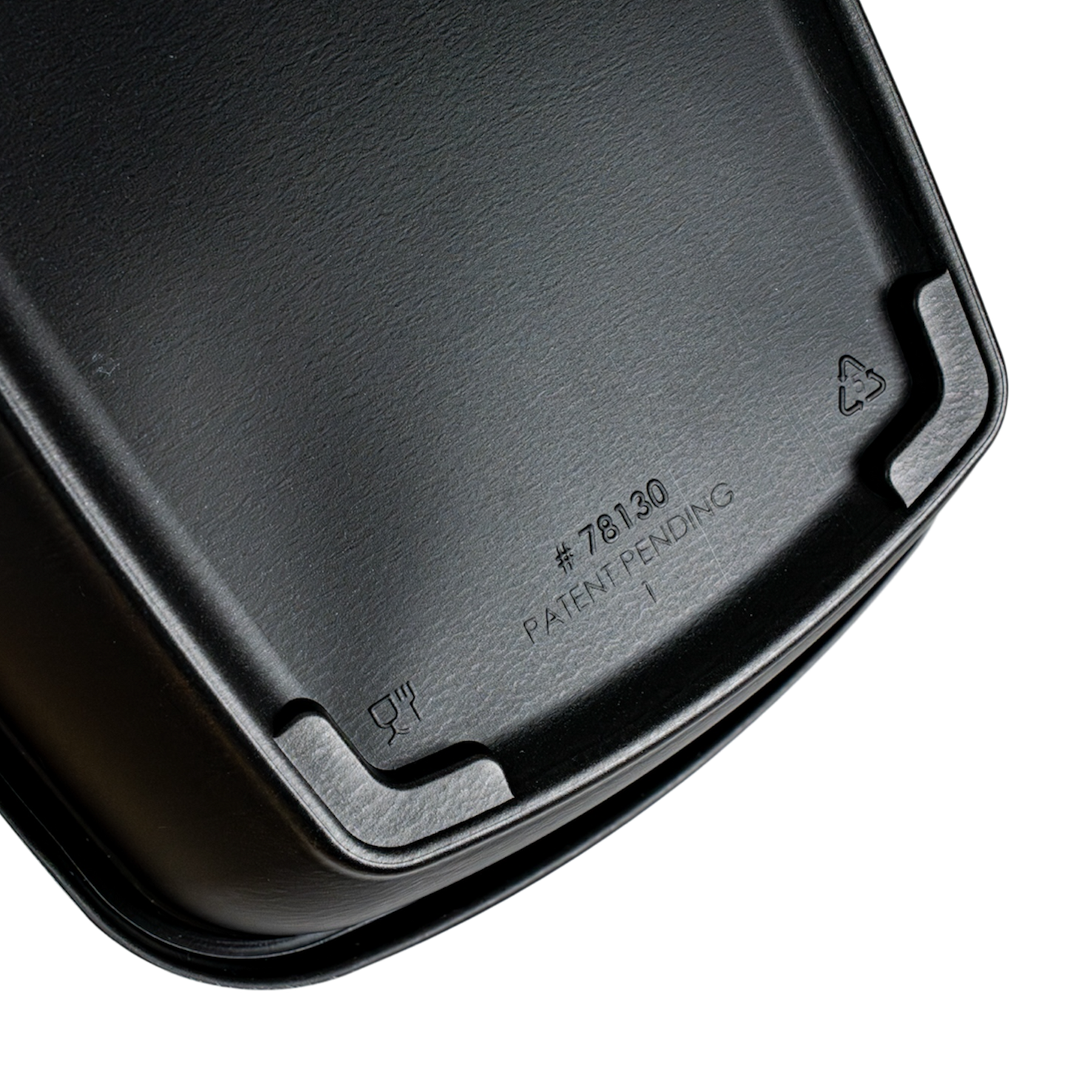 Rechteck Schale PP schwarz 900ml Fastpac 300Stk.