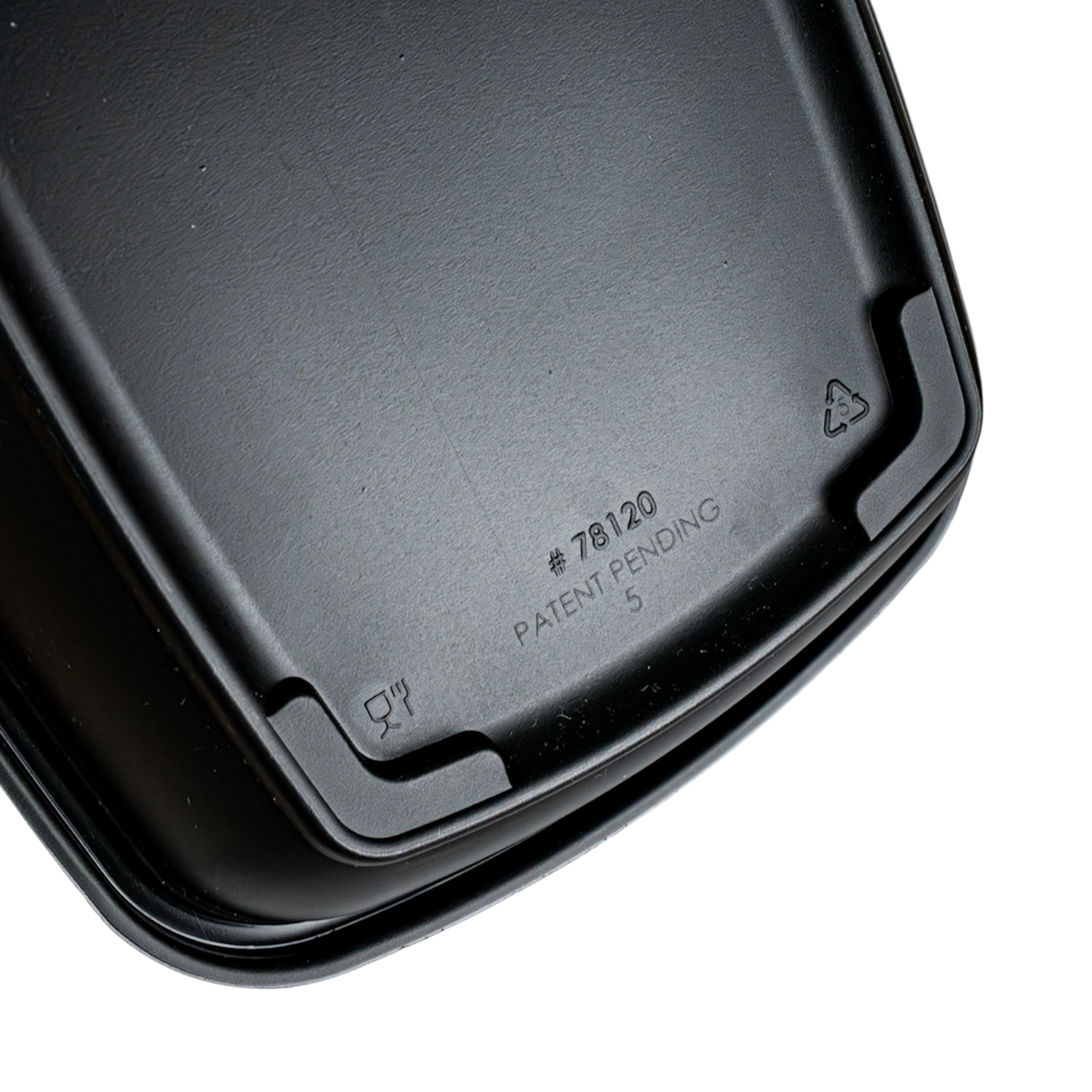 Rechteck Schale PP schwarz 600ml Fastpac 300Stk.