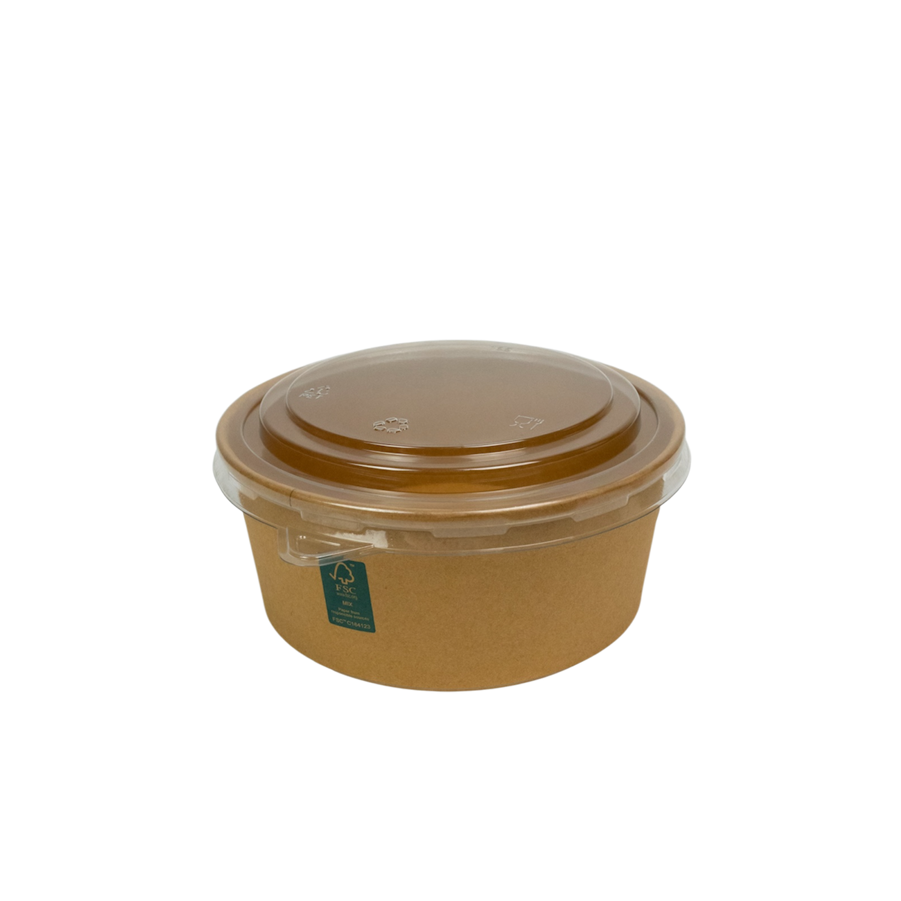 Salatschale 1100ml Ø165mm Kraftpapier 300Stk.