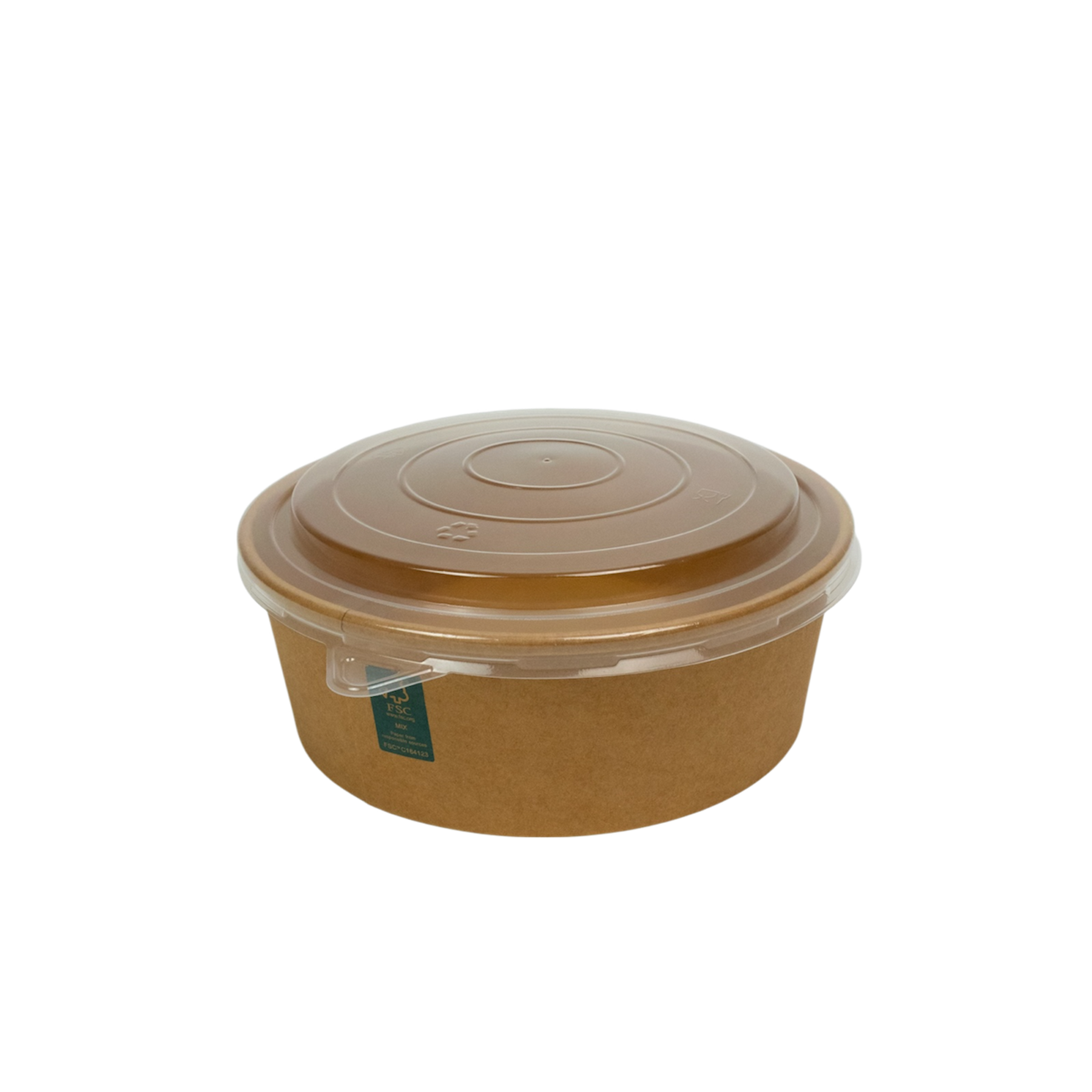 Salatschale 1300ml Ø185mm Kraftpapier 300Stk.