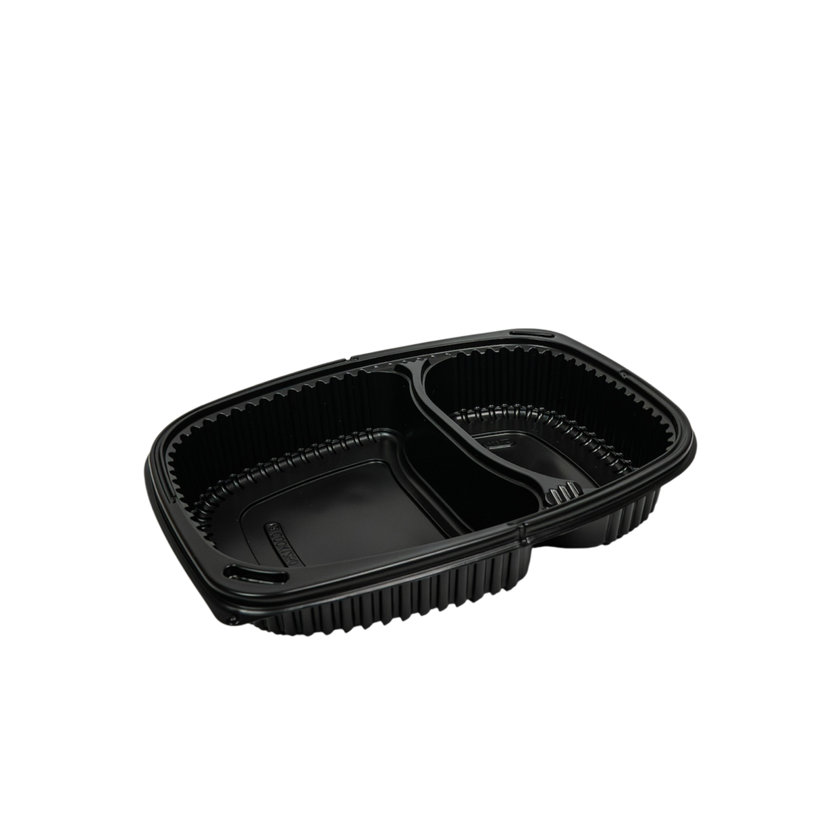 Menüschale PP 2-geteilt schwarz COOKIPACK 320Stk.