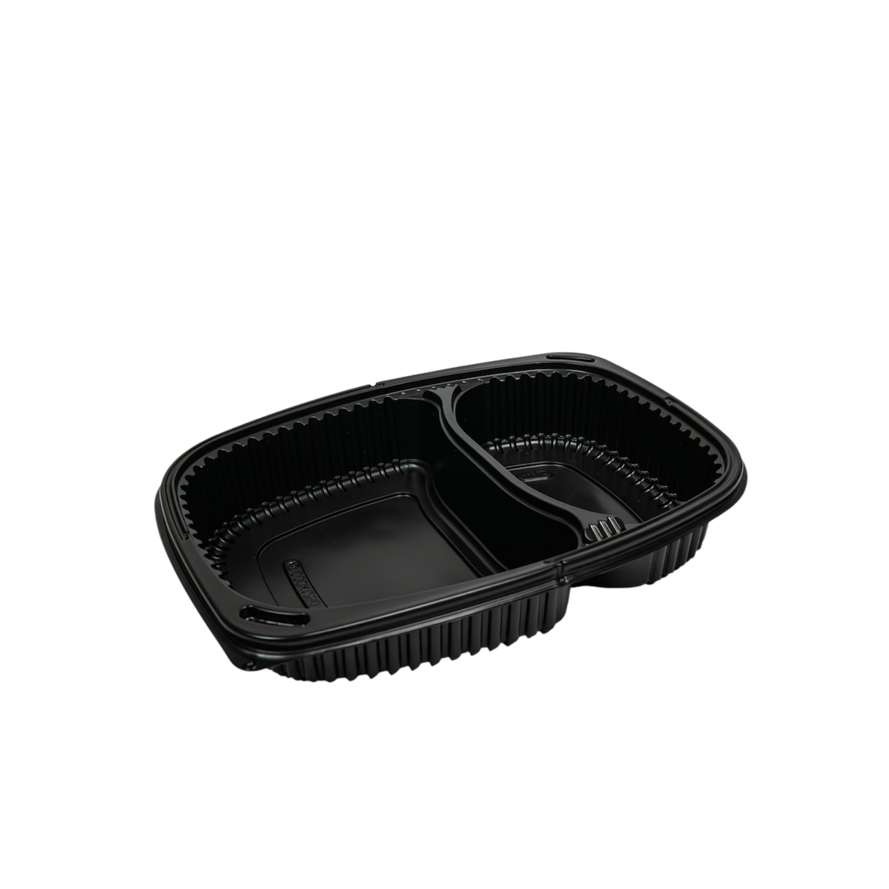 Menüschale PP 2-geteilt schwarz COOKIPACK 320Stk.