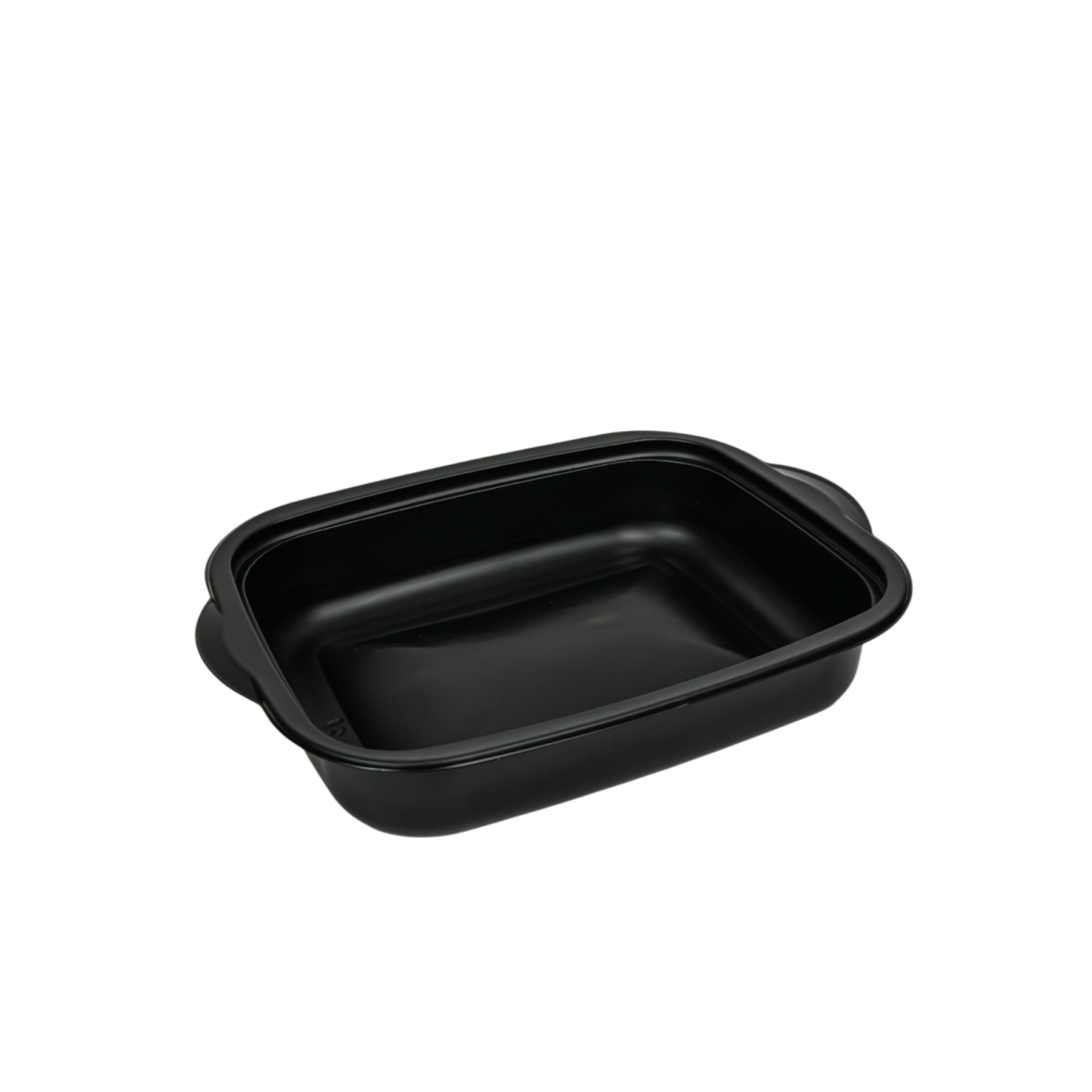 Menüschale PP ungeteilt schwarz IP 300Stk.