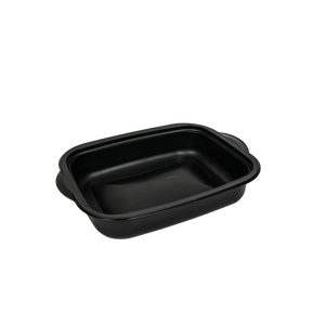 Menüschale PP ungeteilt schwarz IP 300Stk.